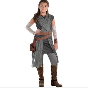 star wars rey girls child costume 12 - 14